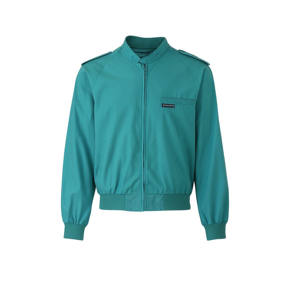 Vintage Members Only Jacket – Teal – Size 46 – Iconic Retro Bomber